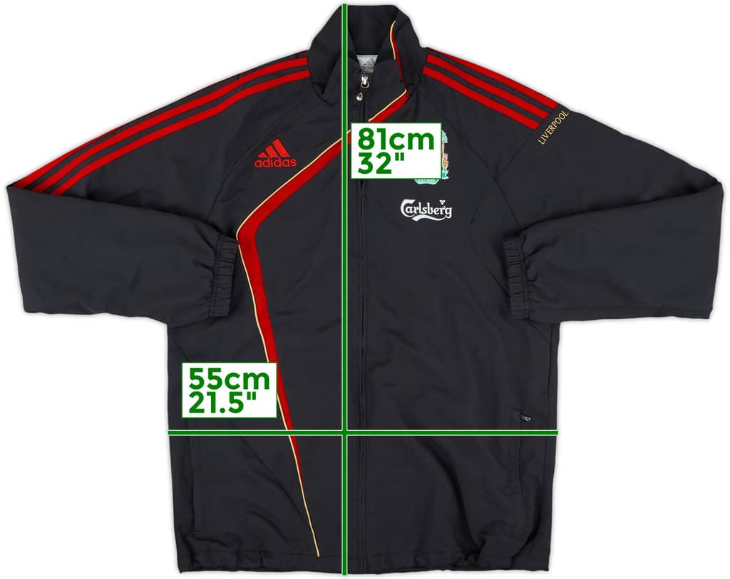 2009-10 Liverpool adidas Track Jacket - 9/10 - (M)