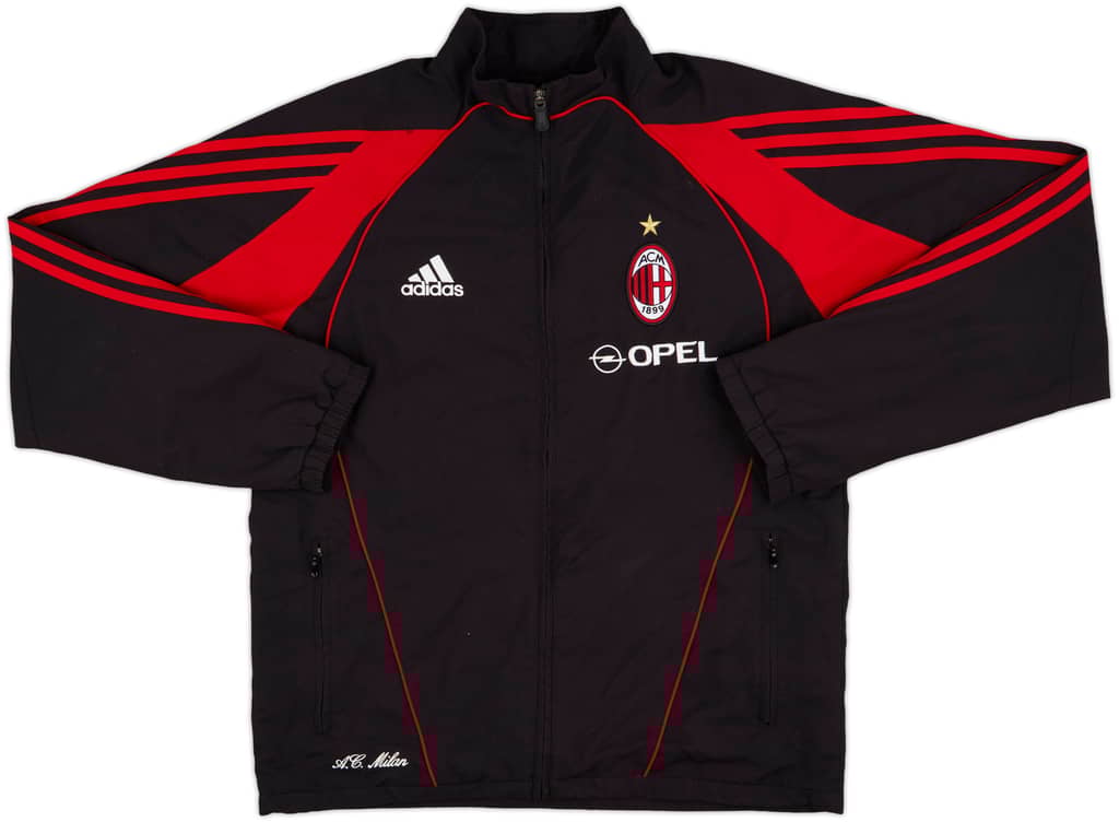 2005-06 AC Milan adidas Track Jacket - 8/10 - (M)