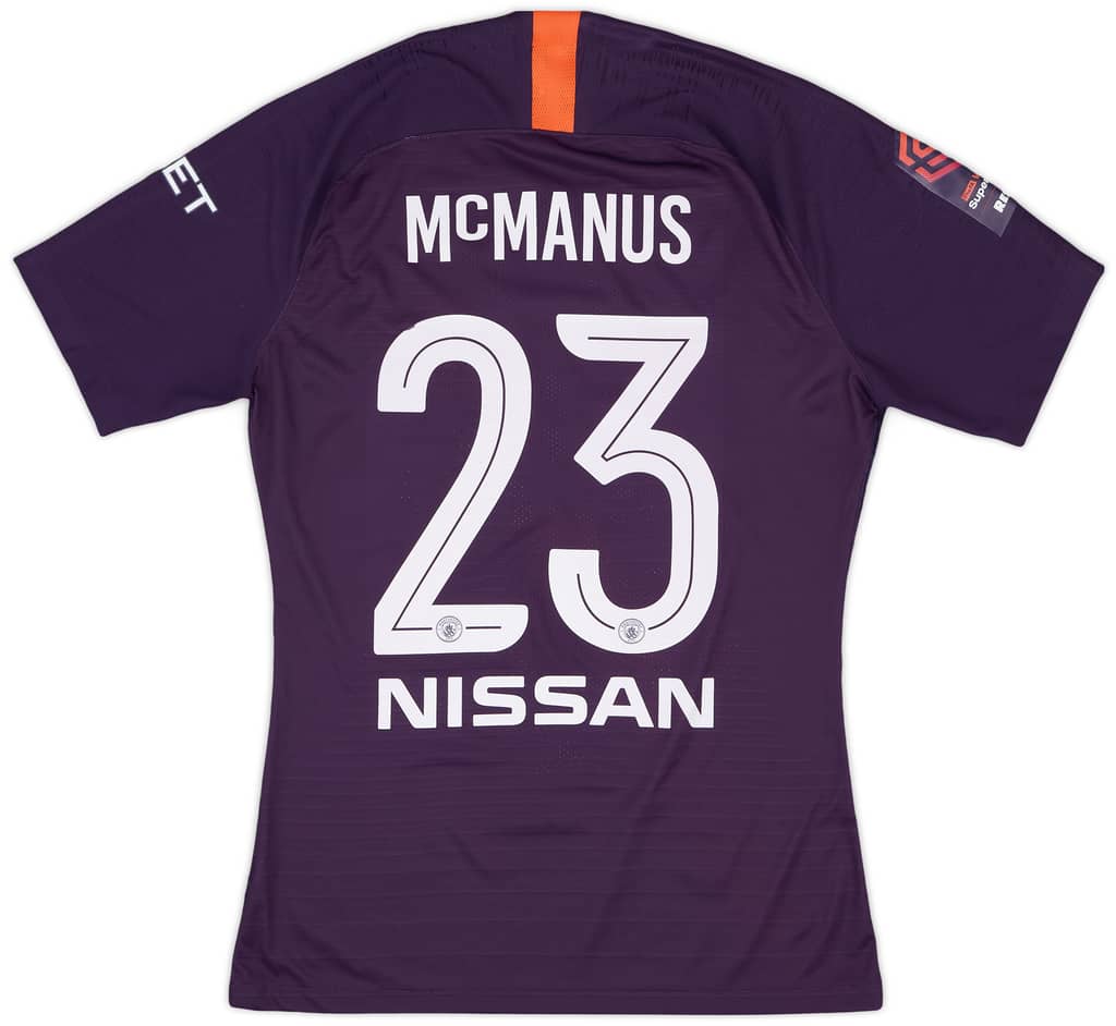 2018-19 Manchester City Women's Player Issue Third Shirt McManus #23 - As New - (M)