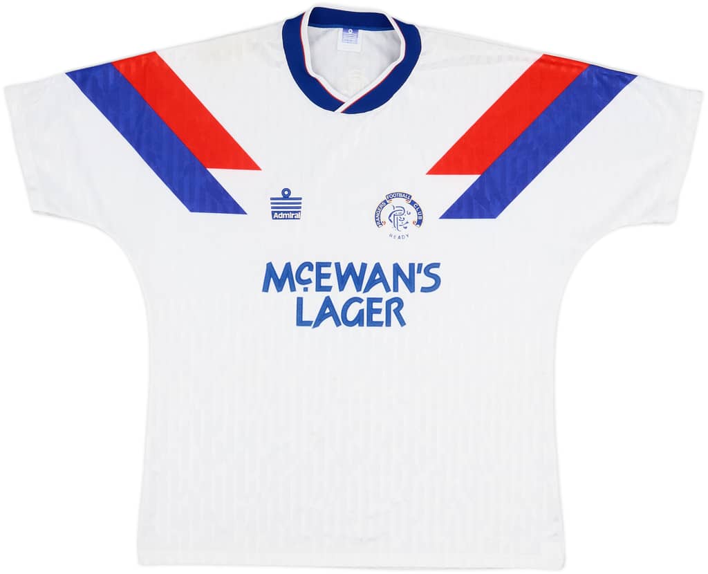 1990-92 Rangers Away Shirt - 8/10 - (XL)