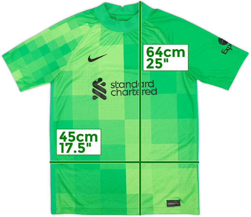 2021-22 Liverpool GK S/S Shirt - 6/10 - (XL.Boys)