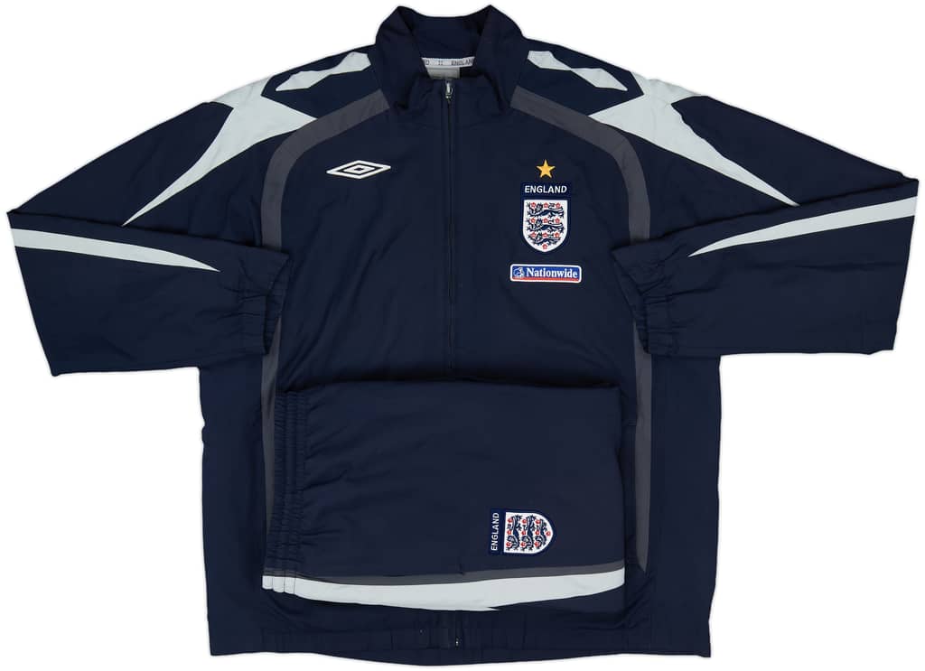 2007-09 England Umbro Full Tracksuit - 9/10 - (XL)