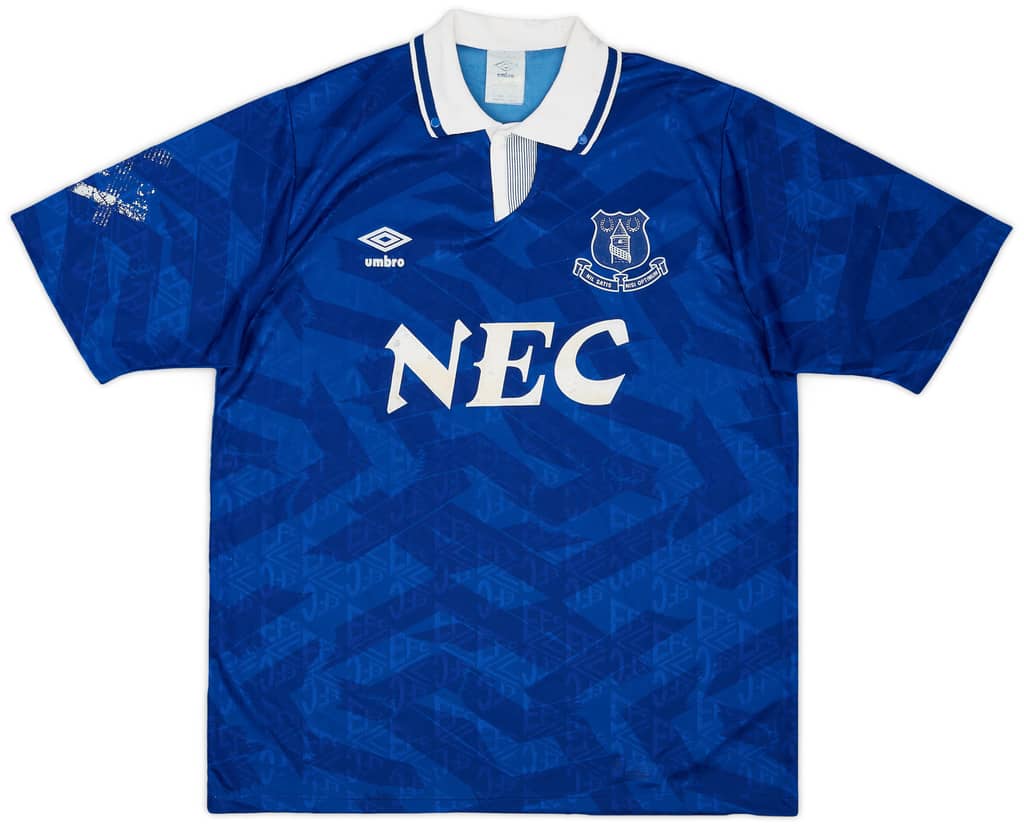 1991-93 Everton Home Shirt - 6/10 - (XL)