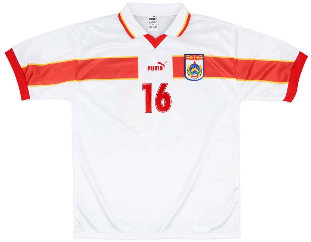 1998-01 Macedonia Match Issue Away Shirt #16