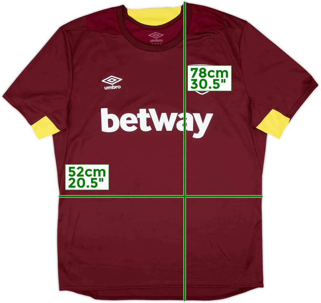 2020-21 West Ham Umbro Training Shirt - 10/10 - (XL)