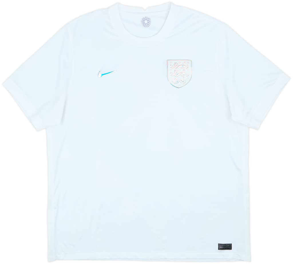 2022-23 England Lionesses Home Shirt - 10/10 - (Men's XXL)