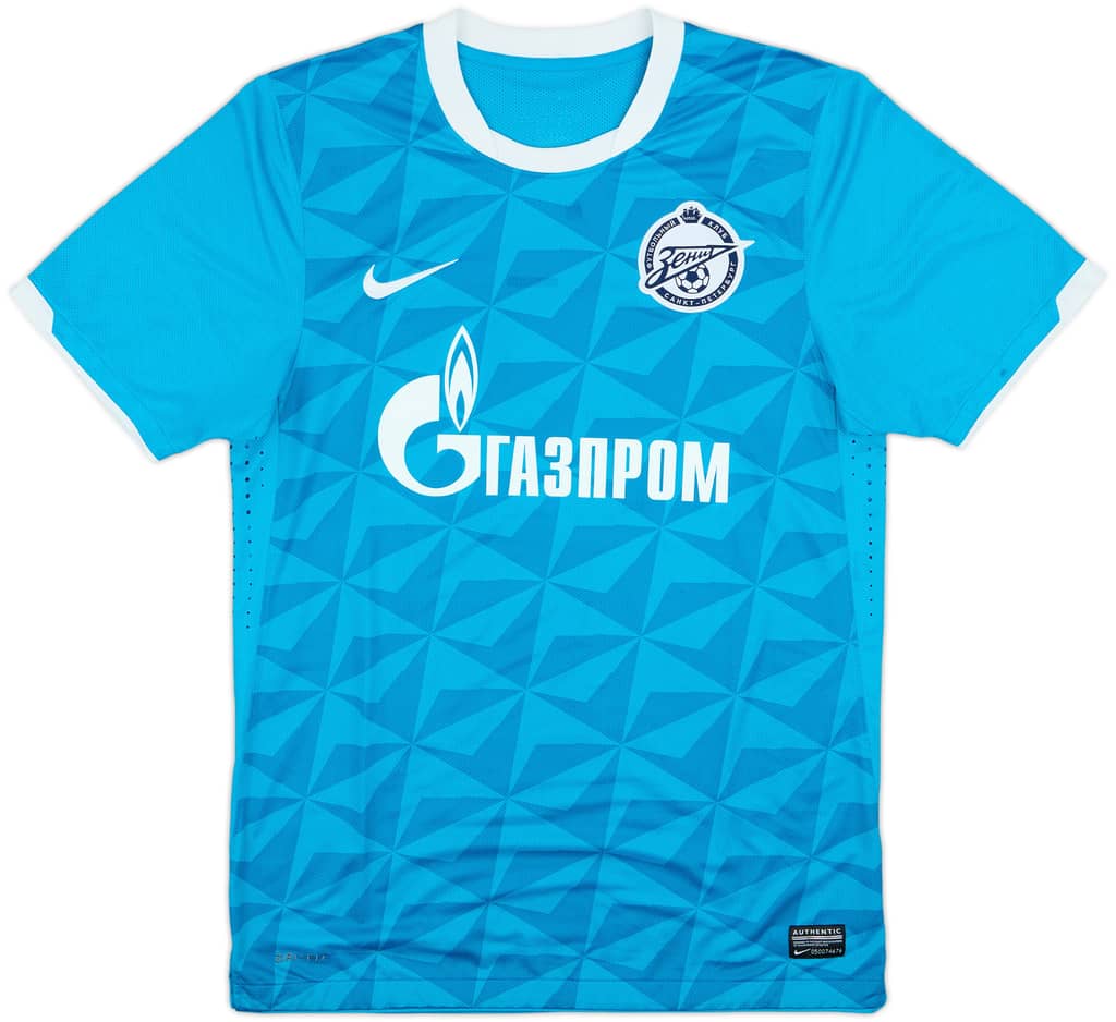 2011-12 Zenit St. Petersburg Player Issue Home Shirt - 7/10 - (M)
