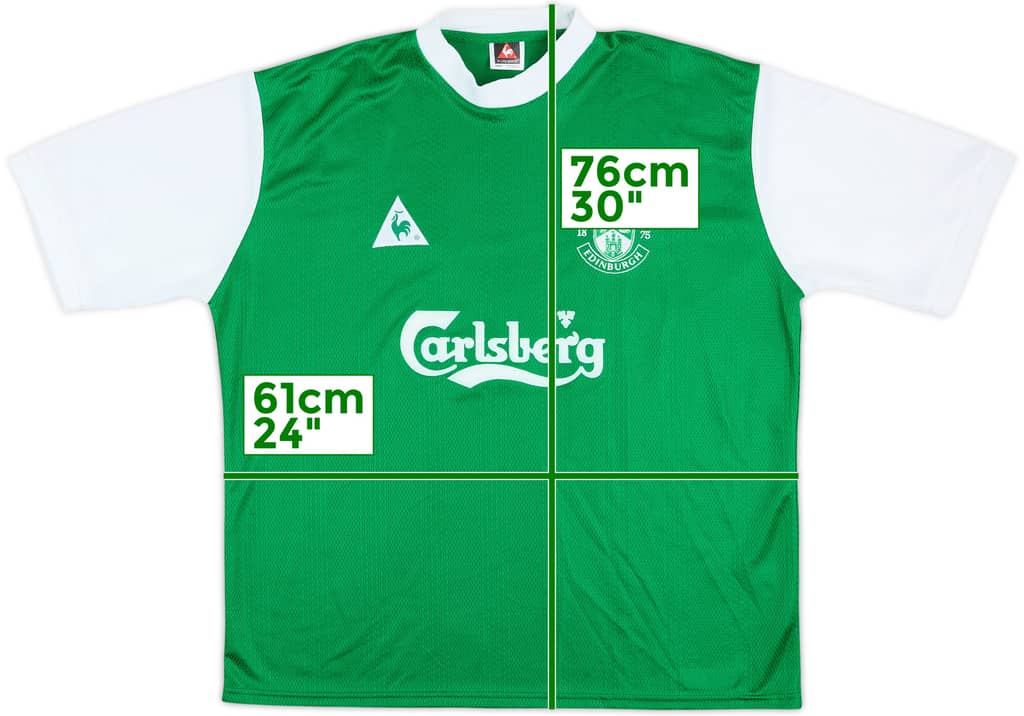 2000-01 Hibernian Home Shirt - 10/10 - (XL)