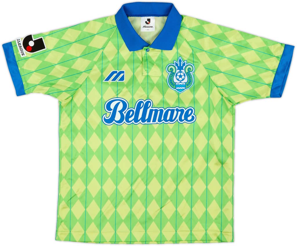 1993-95 Bellmare Hiratsuka Home Shirt - 8/10 - (M.Boys)