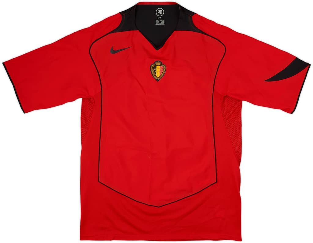 Camiseta versión jugador de local de Belgium 2004-06 - 8/10 - (L)