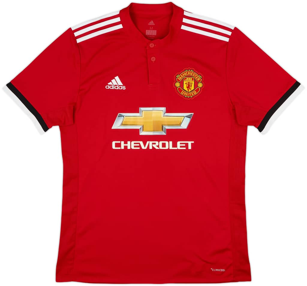 2017-18 Manchester United Home Shirt - 4/10 - (M)