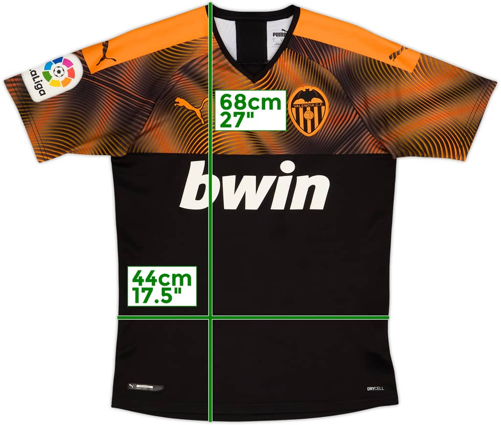 2019-20 Valencia Away Shirt - 8/10 - (S)