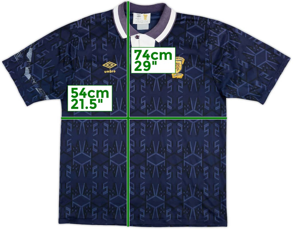 1991-94 Scotland Home Shirt - 6/10 - (M)