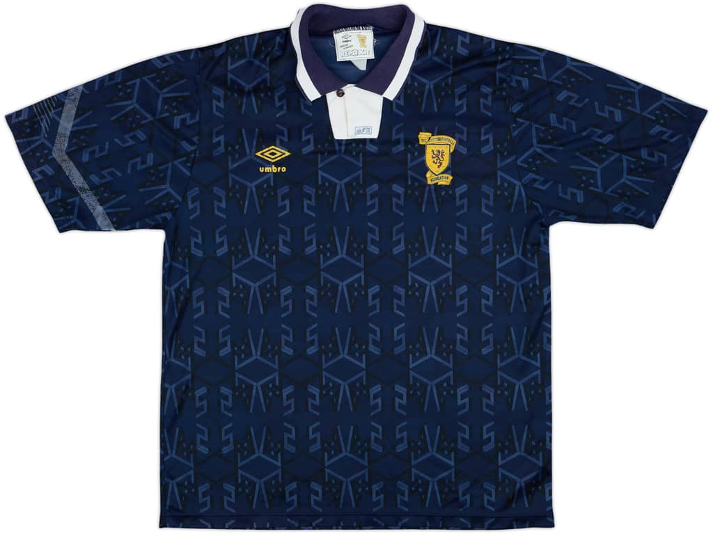 1991-94 Scotland Home Shirt - 5/10 - (L)