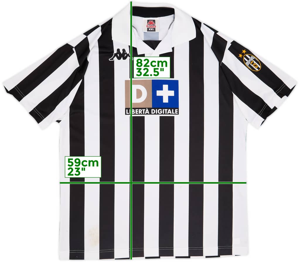 1998-99 Juventus Basic Home Shirt - 8/10 - (XXL)