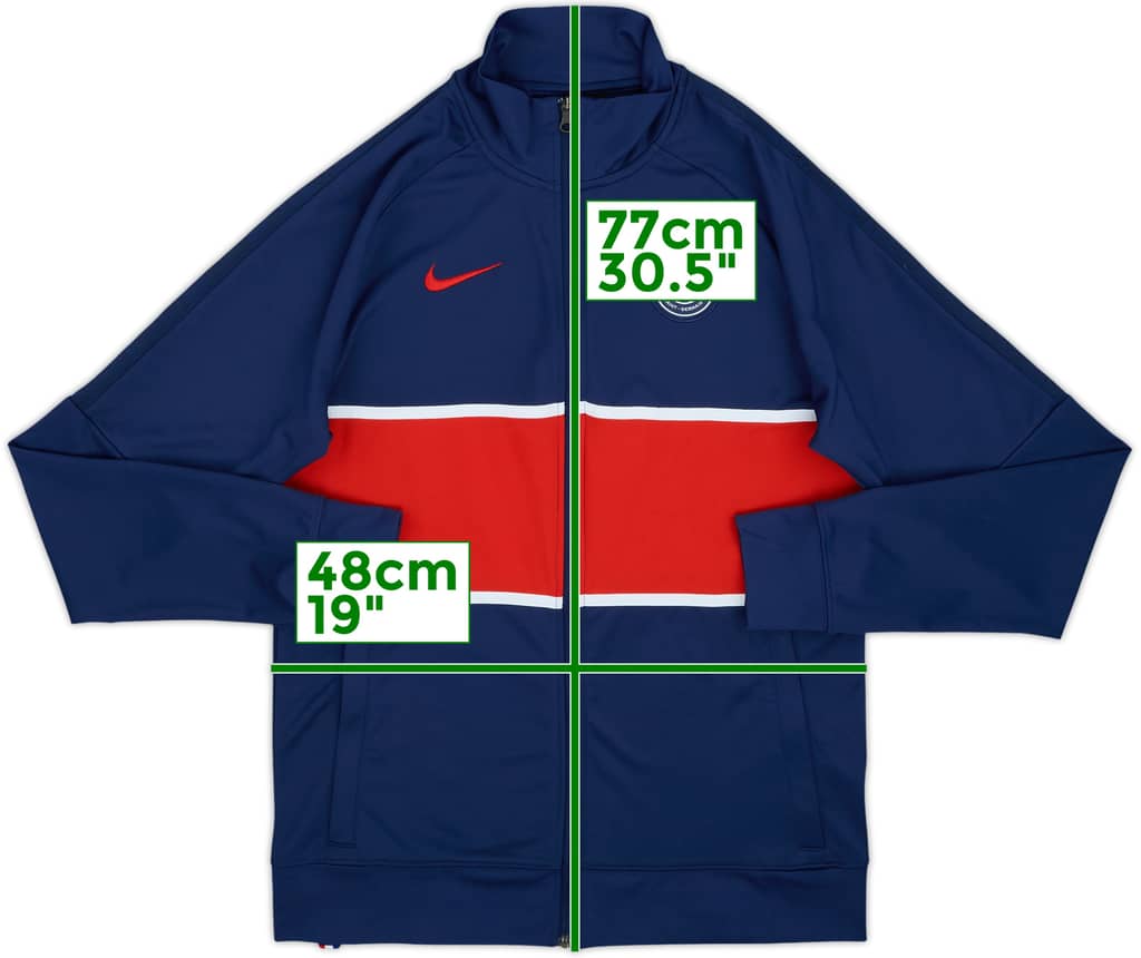 2020-21 Paris Saint-Germain Nike Track Jacket - 10/10 - (M)