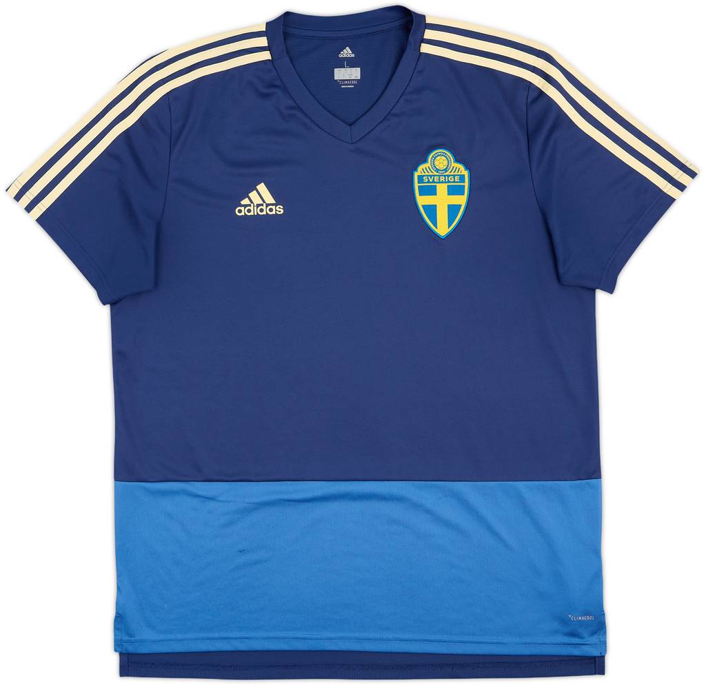 2017-18 Sweden adidas Training Shirt - 8/10 - (L)