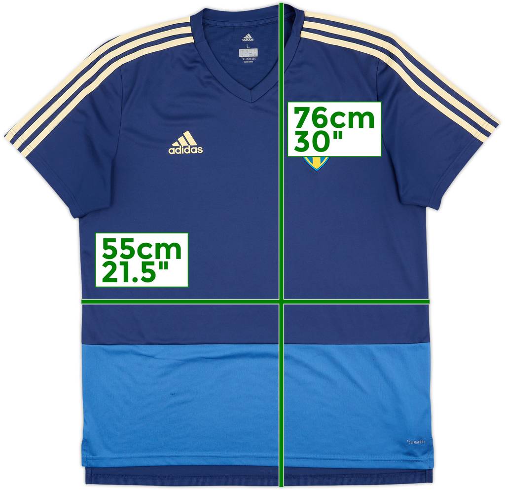 2017-18 Sweden adidas Training Shirt - 8/10 - (L)