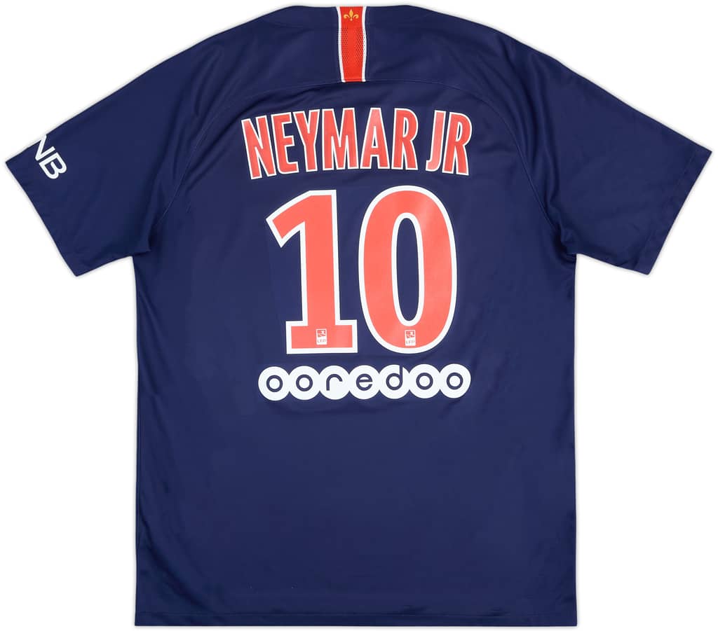 2018-19 Paris Saint-Germain Home Shirt NeymarJr #10 - 6/10 - (S)