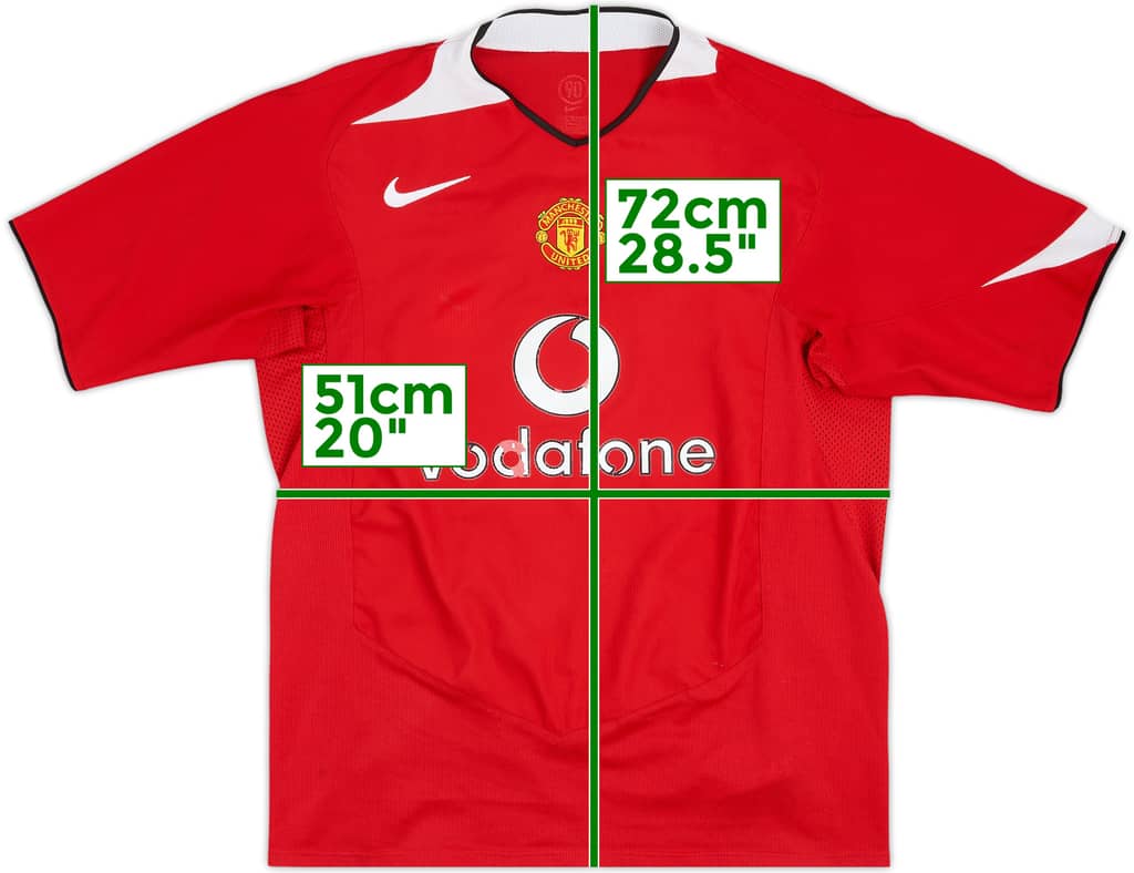 2004-06 Manchester United Home Shirt - 5/10 - (L)