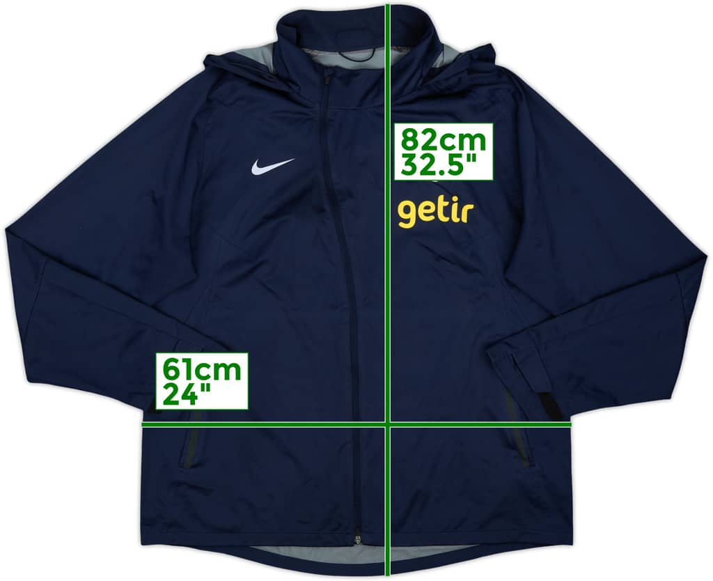 2023-24 Tottenham Nike Hooded Track Jacket - 9/10 - (XL)