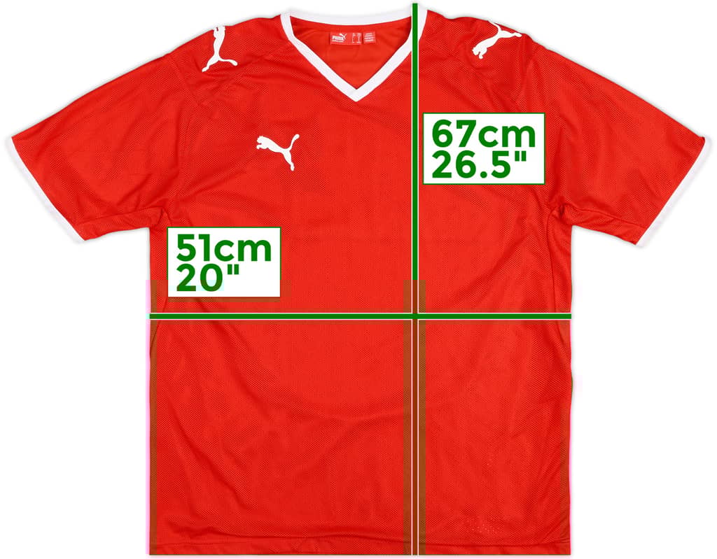 2008-10 Switzerland Home Shirt - 10/10 - (XL.Boys)