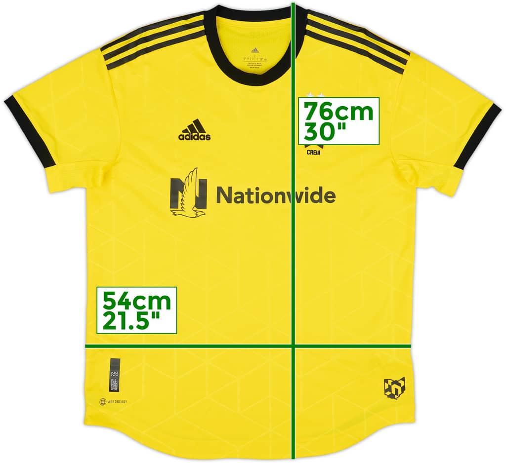 Camiseta de local auténtica del Columbus Crew 2022 - 8/10 - (L)