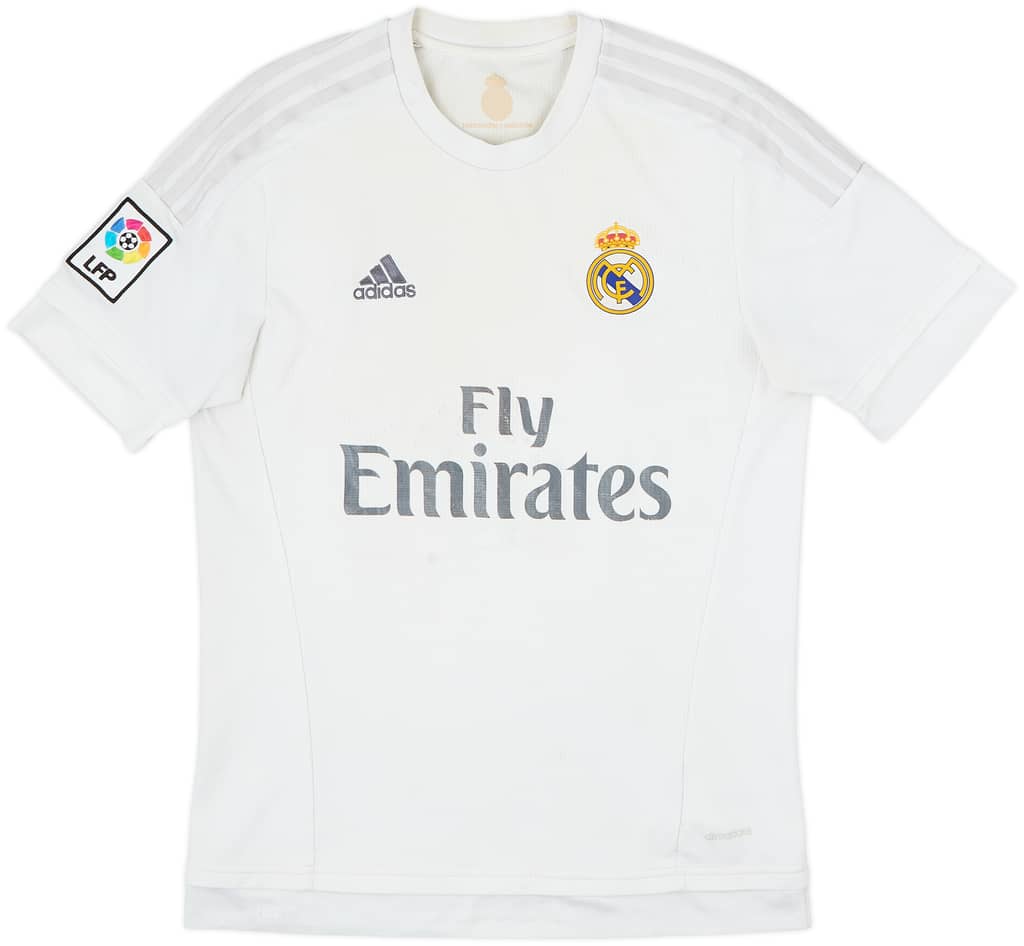 2015-16 Real Madrid Home Shirt - 3/10 - (M)