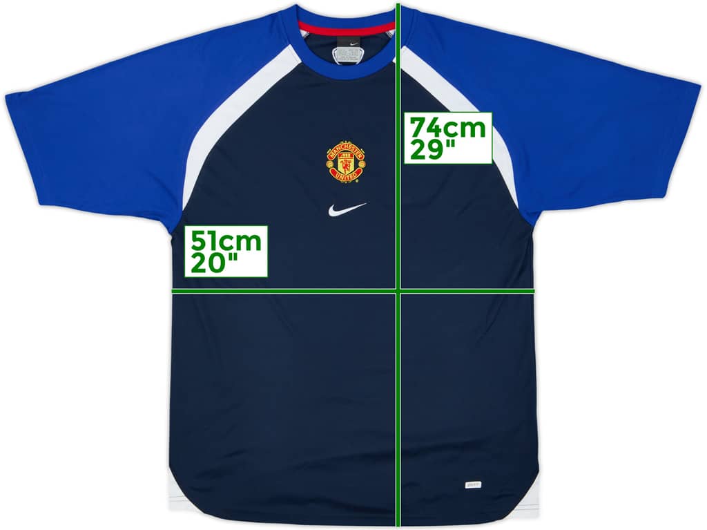 2004-05 Manchester United Nike Training Shirt - 8/10 - (M)