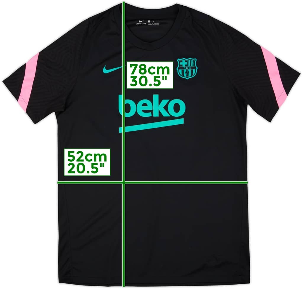 2020-21 Barcelona Nike Training Shirt - 8/10 - (L)