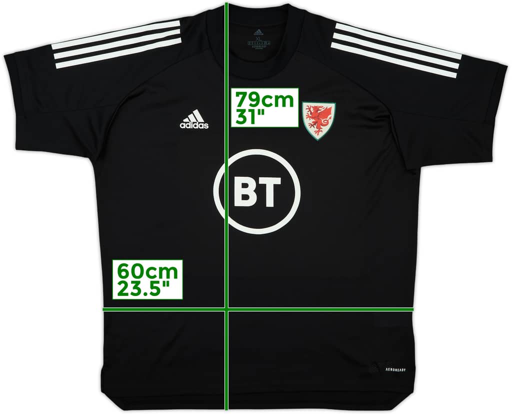 2020-21 Wales adidas Training Shirt - 10/10 - (XL)