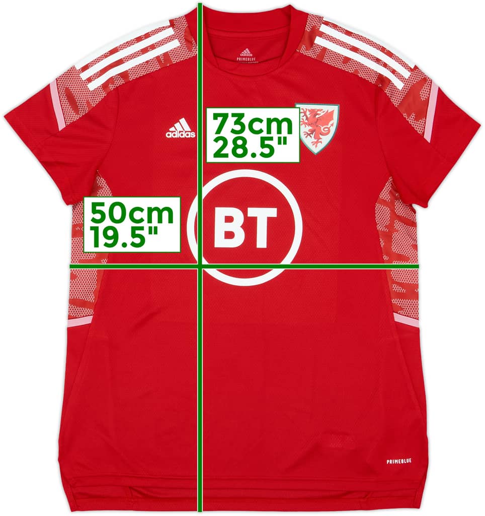 2021-22 Wales adidas Training Shirt - 10/10 - (Women's L)
