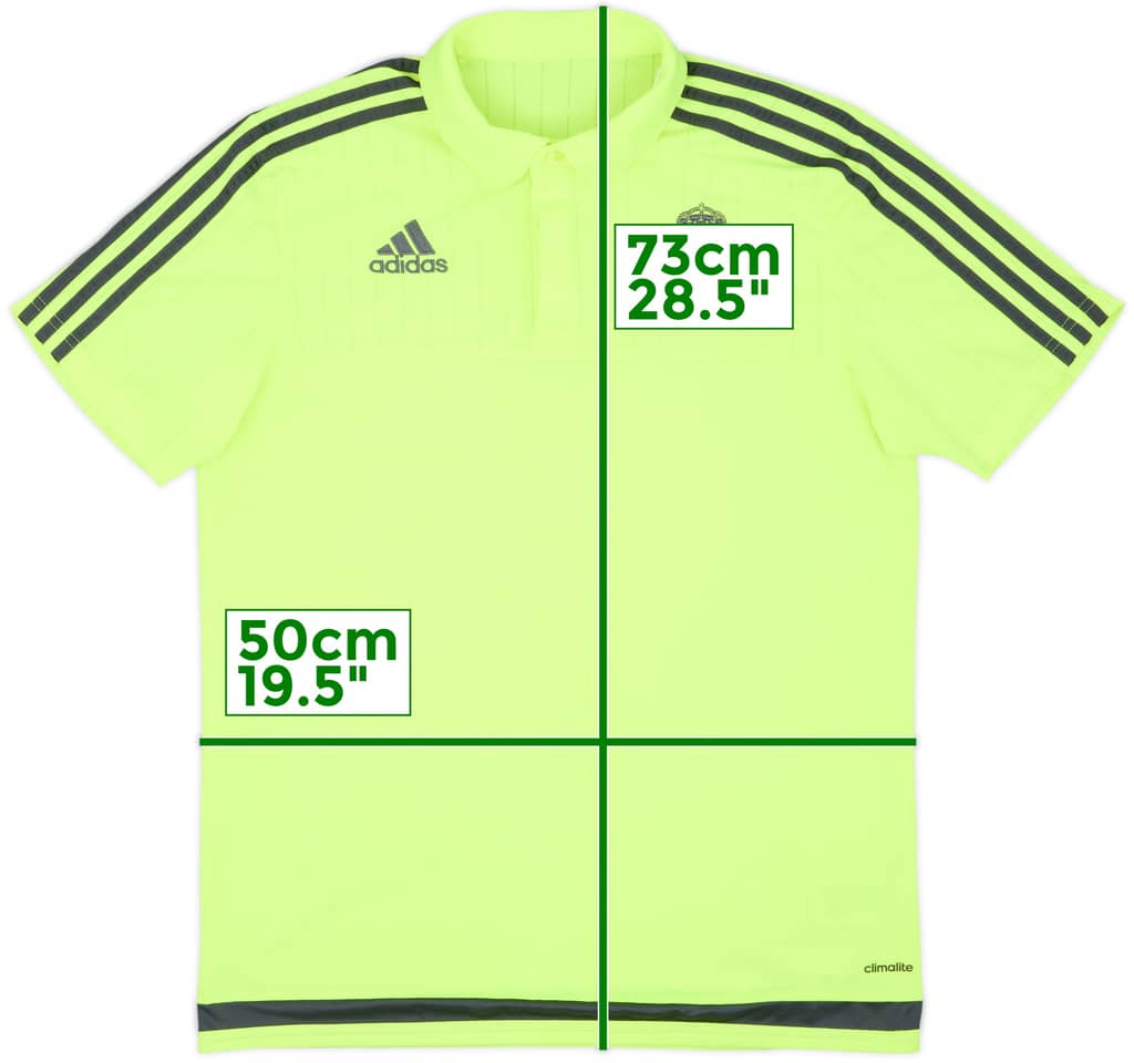2015-16 Real Madrid adidas Polo Shirt - 6/10 - (M)