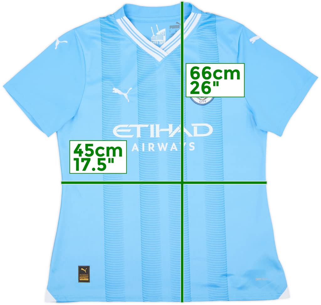 2024-25 Manchester City Home Shirt - 10/10 - (Women's M)