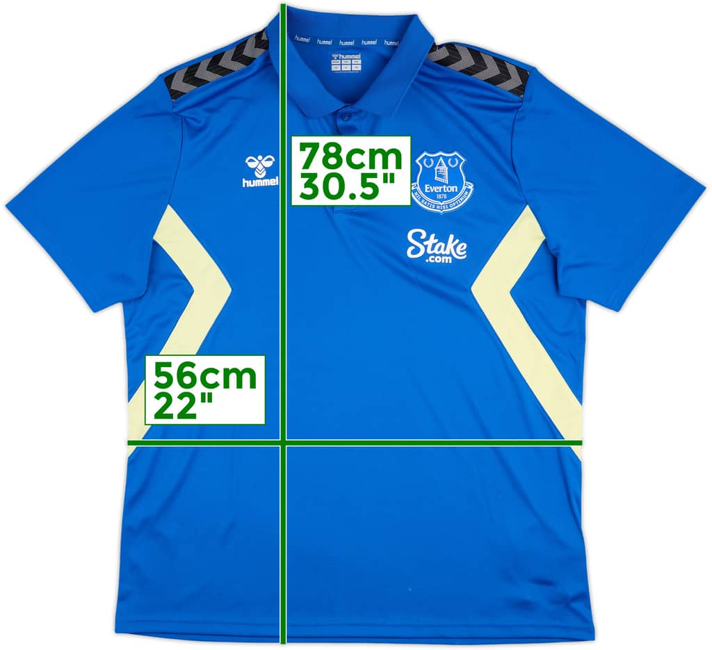 2023-24 Everton Hummel Polo Shirt - 10/10 - (XXL)