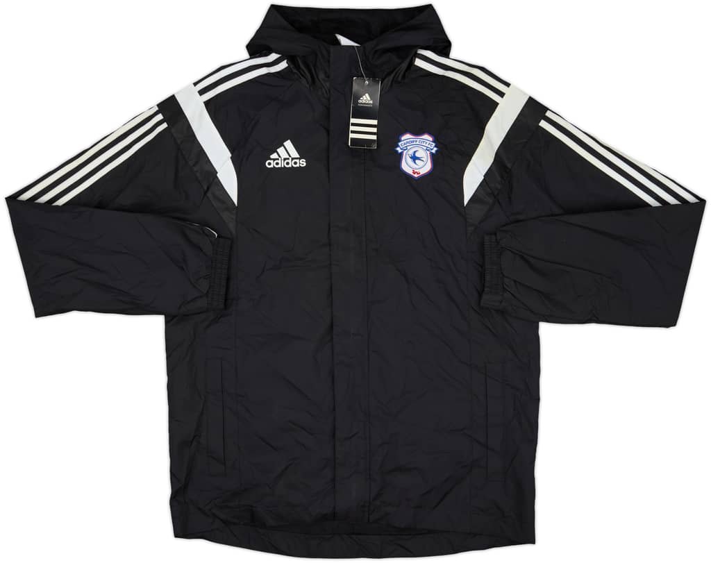 Chaqueta impermeable con capucha adidas del Cardiff City 2015-16 (M)