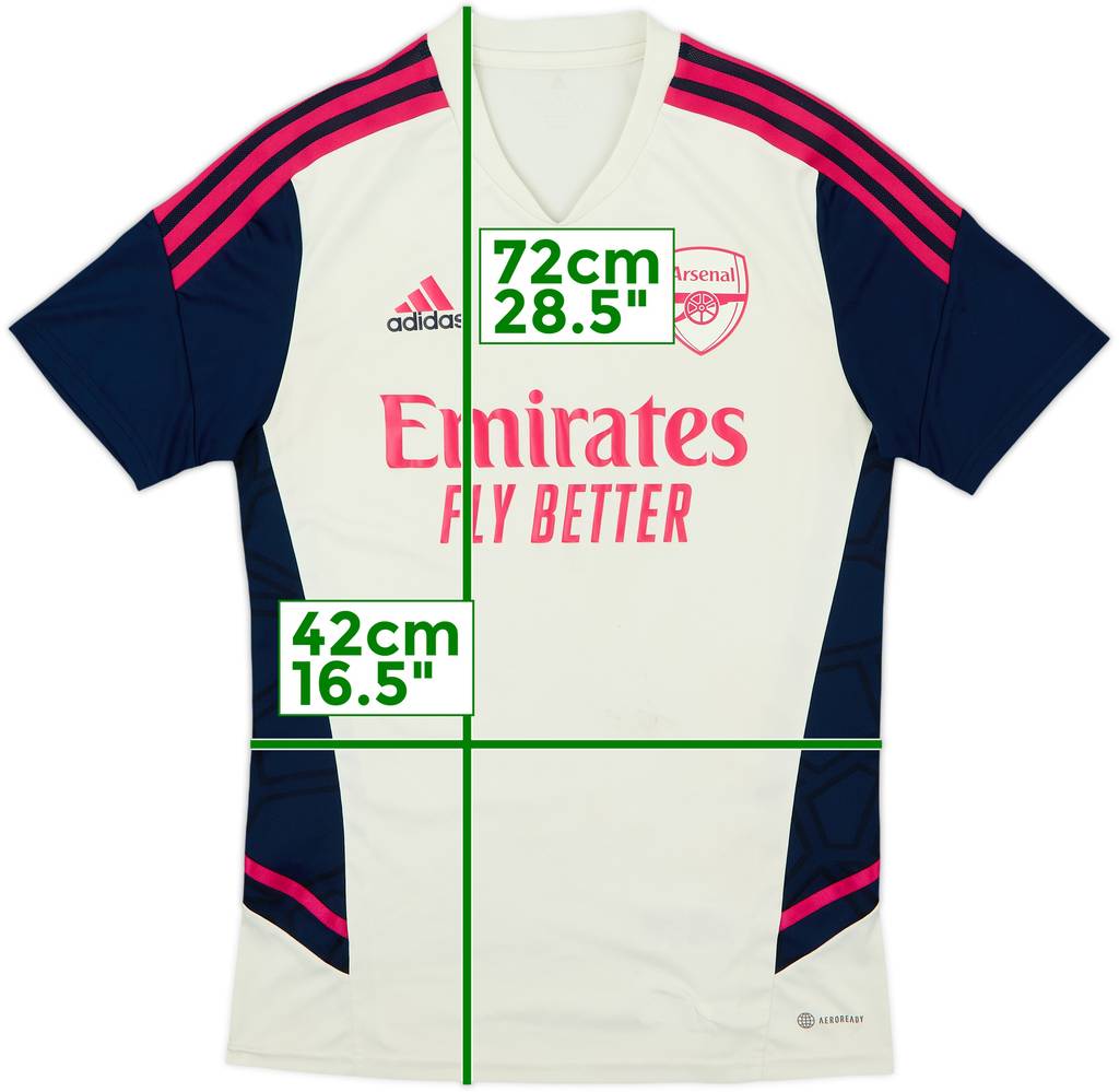 2022-23 Arsenal adidas Training Shirt - 7/10 - (S)