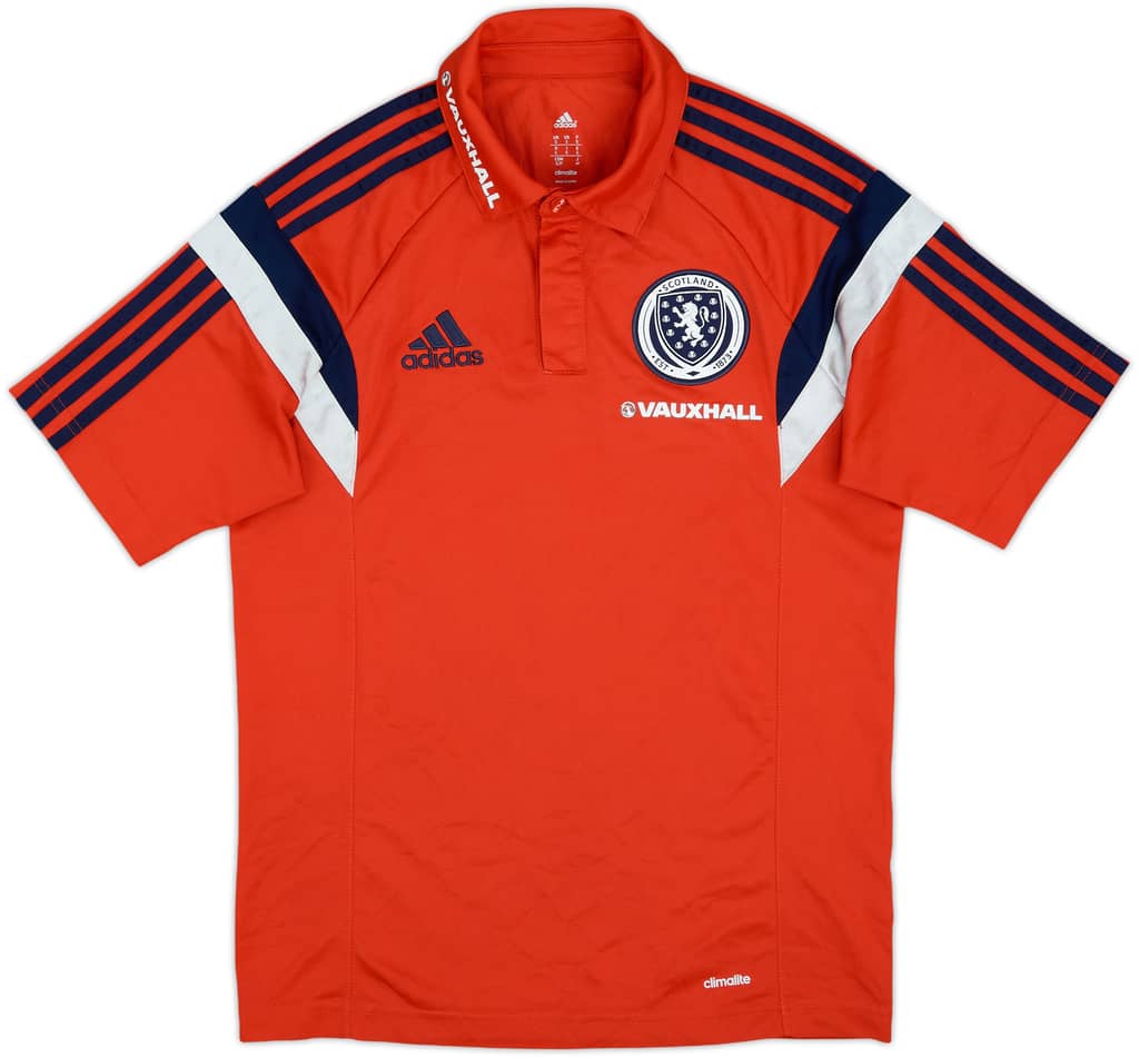 2014-15 Scotland adidas Polo Shirt - 10/10 - (S)