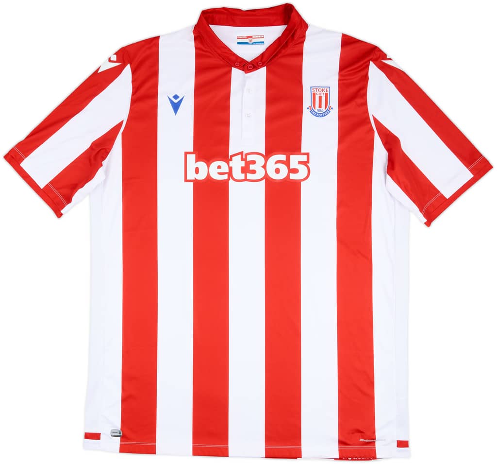 2019-20 Stoke City Home Shirt - 9/10 - (7XL)
