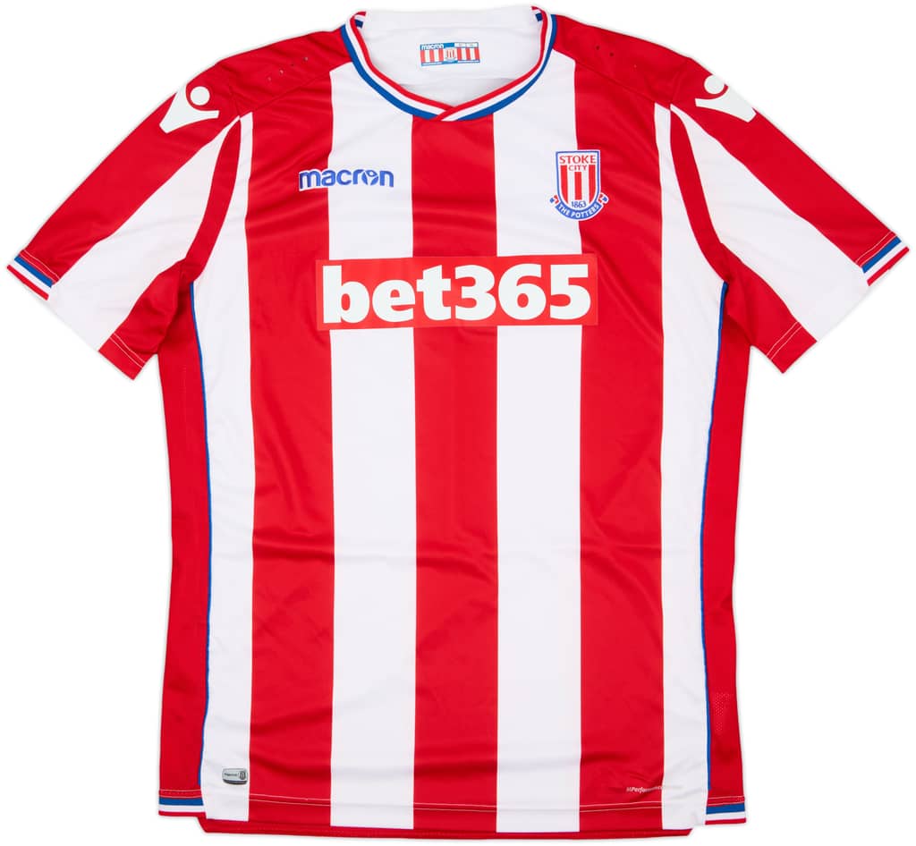 2017-18 Stoke City Home Shirt - 8/10 - (3XL)