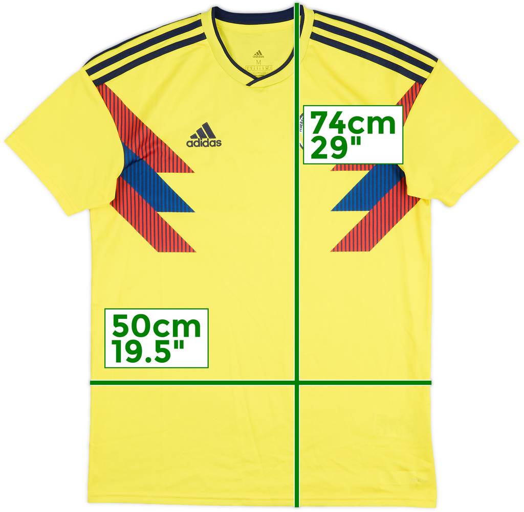 2018-19 Colombia Home Shirt - 8/10 - (M)