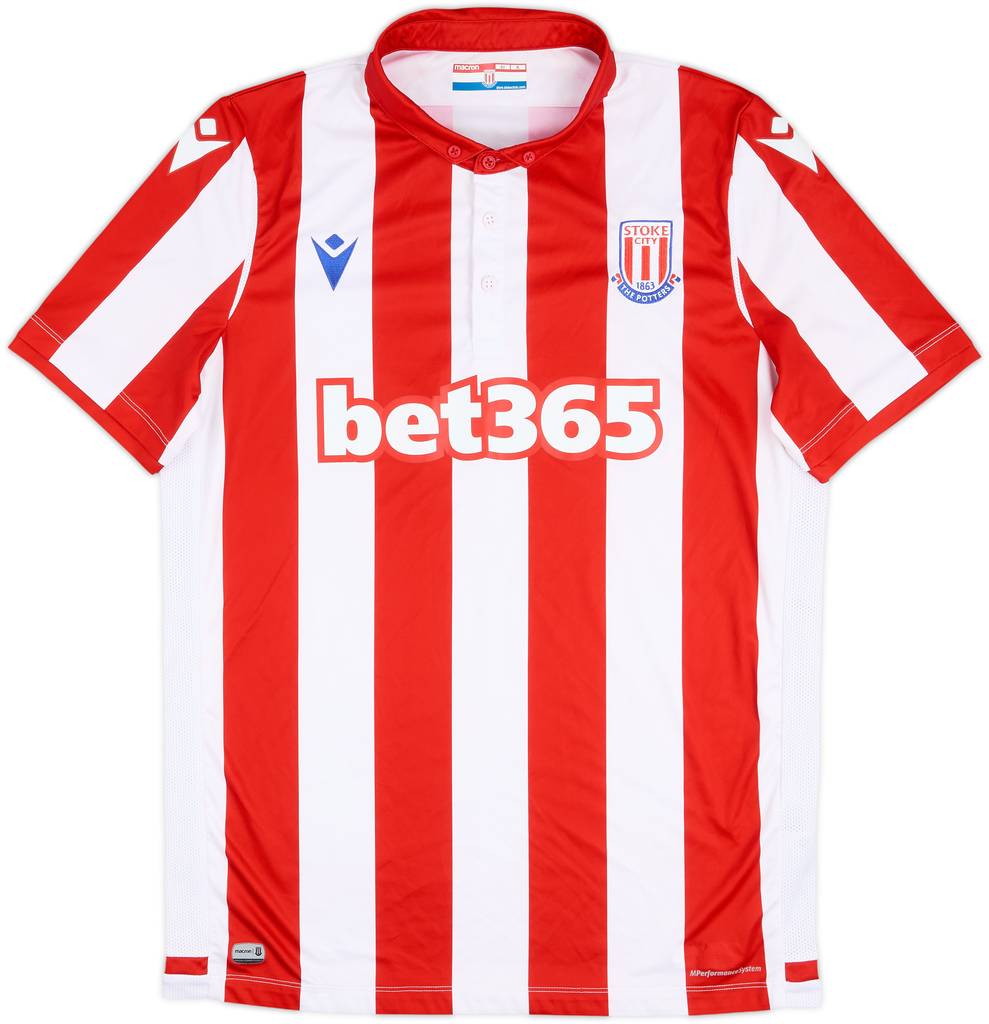 2019-20 Stoke City Home Shirt - 9/10 - (XL)