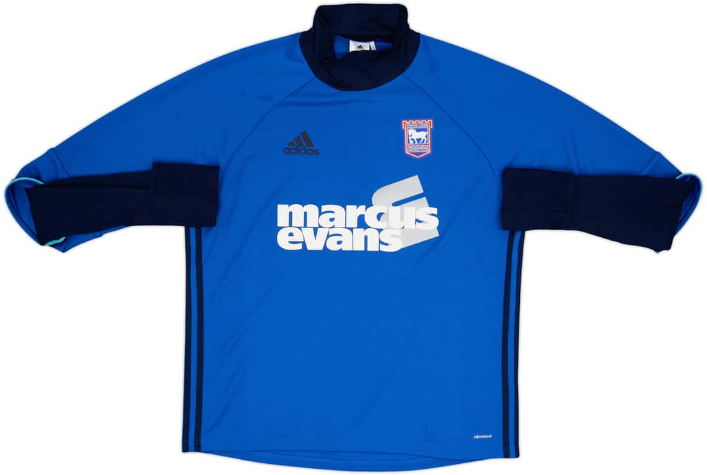 2015-16 Ipswich adidas Sweat Top - 10/10 - (L)
