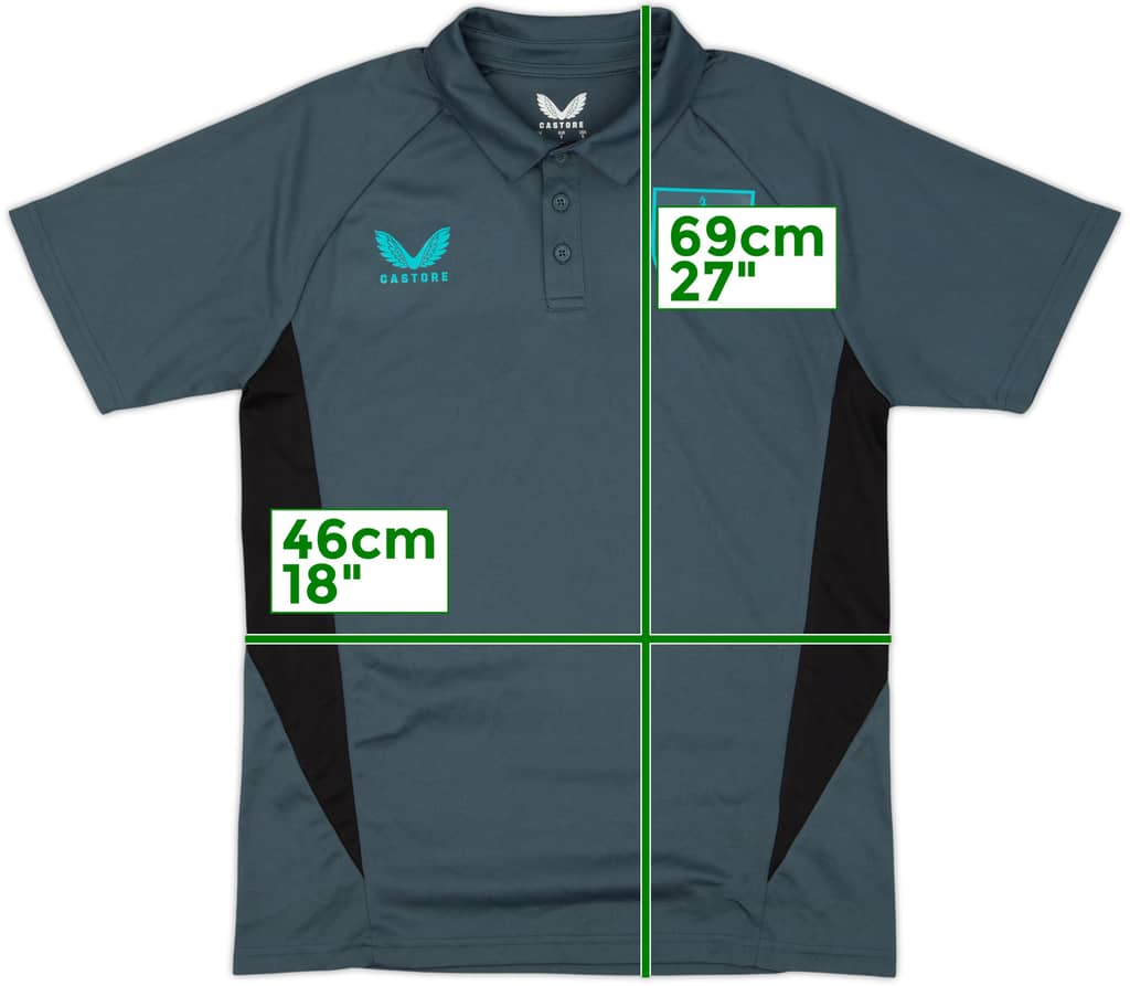 2024-25 Burnley Castore Polo Shirt - 8/10 - (S)