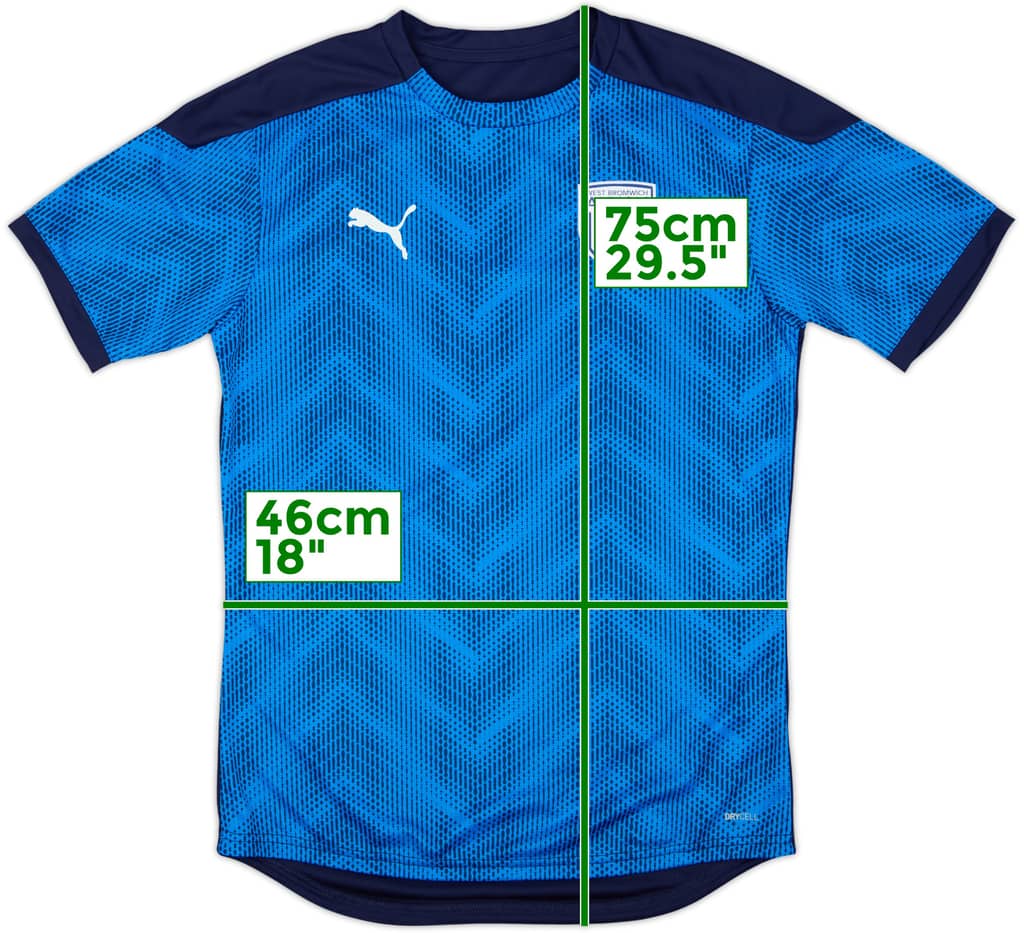 2018-19 West Brom Puma Camiseta de Entrenamiento - 10/10 - (M)