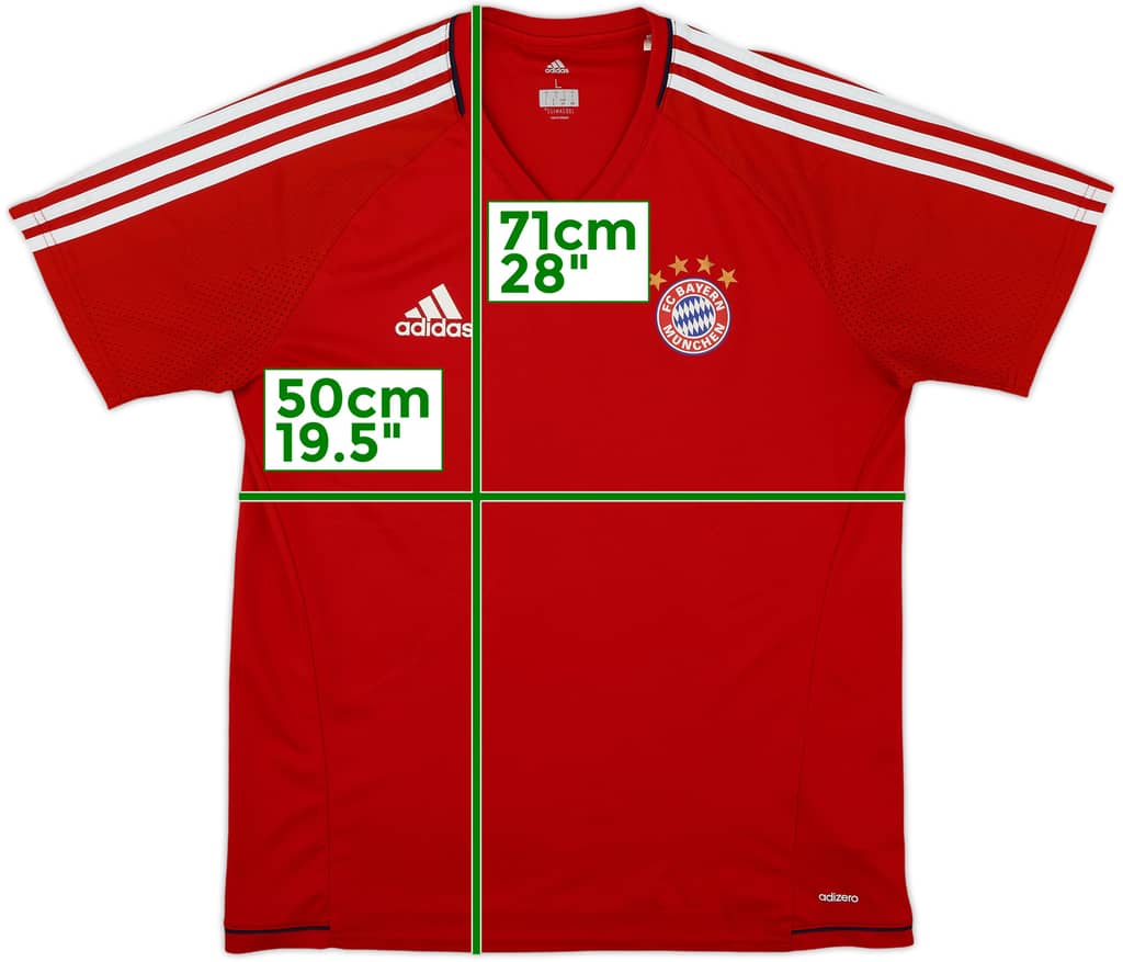 2017-18 Bayern Munich adizero Training Shirt - 8/10 - (L)