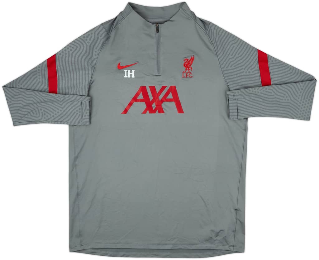 2020-21 Liverpool Staff Issue Nike 1/4 Zip Training Top IH - 8/10 - (XL)