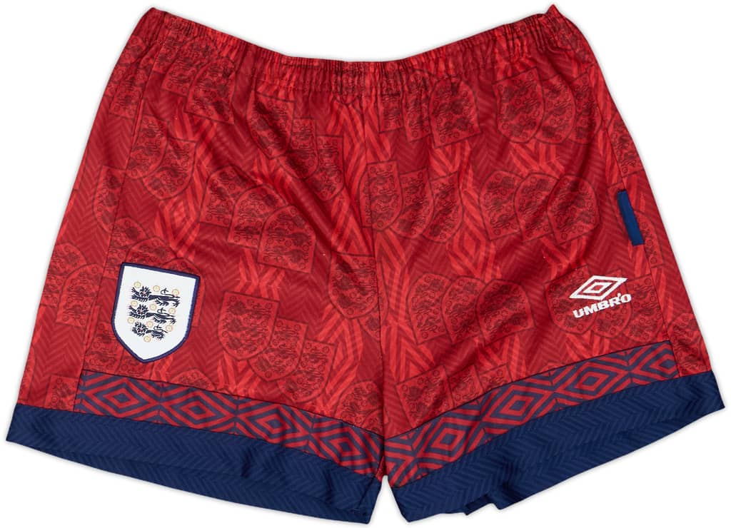 1993-95 England Away Shorts - 7/10 - (L)