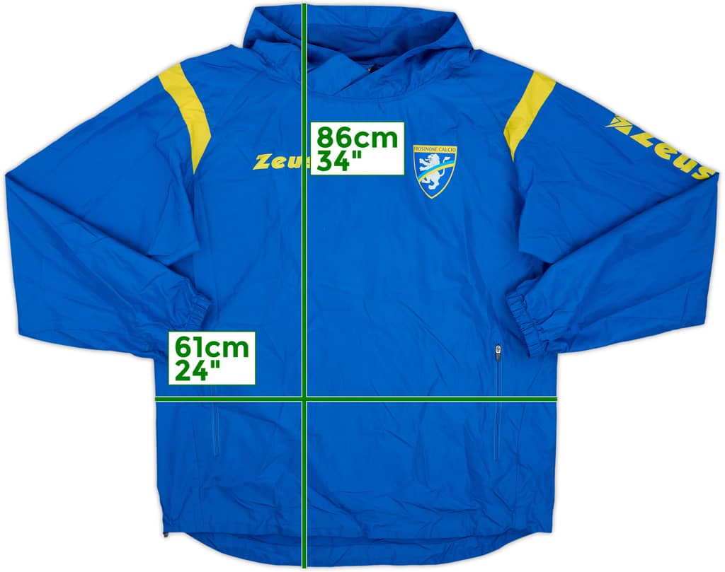 2018-19 Frosinone Zeus Hooded Windbreaker - 10/10 - (XL)