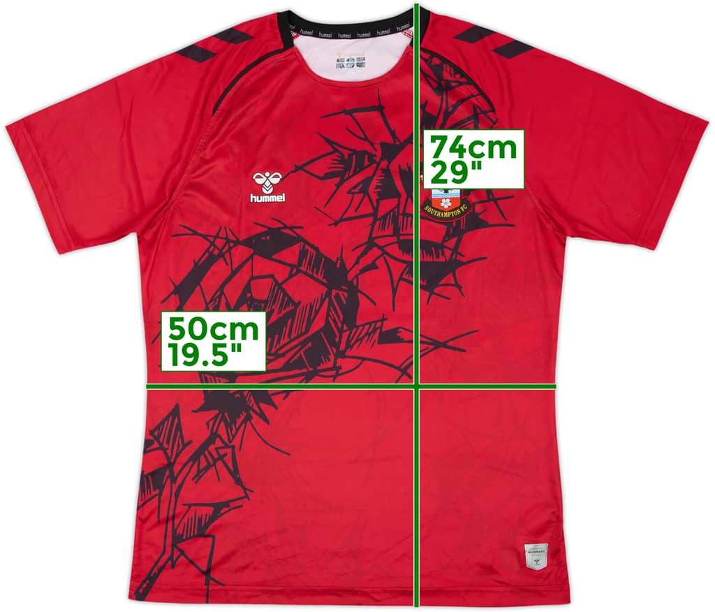 2023-24 Southampton Hummel Training Shirt - 8/10 - (L)